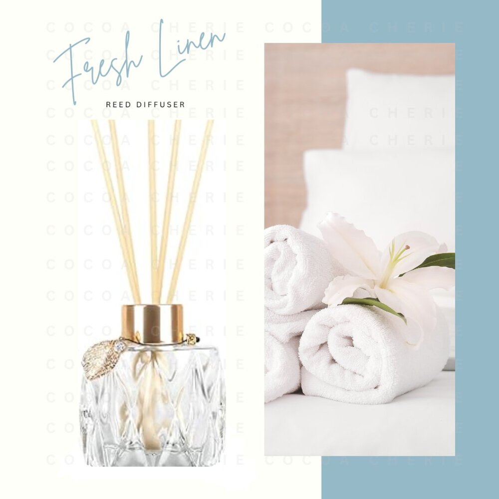 Fresh Linen Reed Diffuser 4oz.